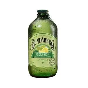 수입음료 분다버그 레몬라임 병 발효음료 탄산음료 375ml 12개