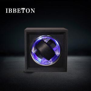 IBBETON 매트 블랙 1 슬롯 시계 케이스 MOTRO 셰이커 자동 와인 MABUCHI 나무 상자 보관