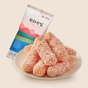 찹쌀백련초강정 300g 과줄 강정 유과 백련초 강릉경동한과