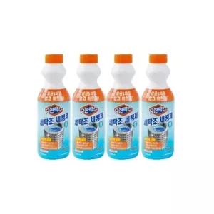 유 한락스 세탁조 세정제 500ml x4개 세탁조 클리너