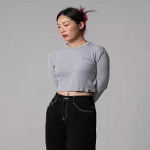 디키즈 플렌티우드 크롭 니트 Ultimate Gray 6080337