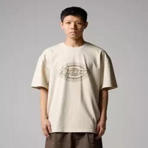 디키즈 가먼트 다이드 모노 로고 티셔츠 Khaki 8094918