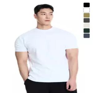 퍼펙트 특양면 무지 머슬핏 반팔 티셔츠_7Color