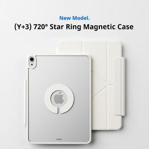RBP 케이스 iPad10/11th Air 11 4/5 10.9 Pro 13 분리형 회전 360 ° , iPad 7/8/9세대 미니 6 Y자형 접이