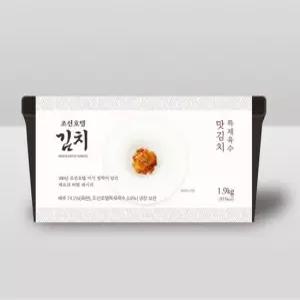 신세계푸드 조선호텔 특제육수 맛김치 1.9kgx2팩 총3.8kg
