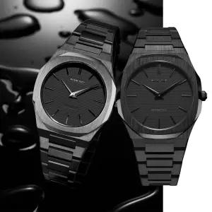디원밀라노 D1 MILANO UTBJSH 울트라씬 40mm 올블랙 남성메탈시계 백화점AS