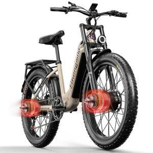 Shengmilo S700 2000W 전기 산악 자전거 26인치 지방 타이어 48V17AH 배터리 7단 성인 남성 전자 자전거 50