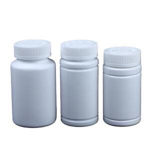 10Pcs 20-225ml 알약 병 정제 캡슐 고체 분말 휴대용 용기 플라스틱 HDPE 흰색 빈 씰