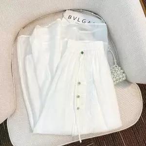 치마 빈티지 하계 여자 슬림핏 자수 미디엄 면마 롱스커트 원픽2