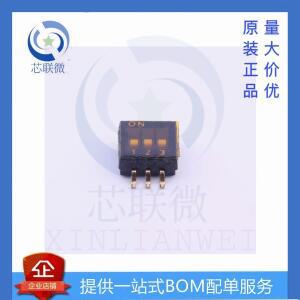 DSHP03TS-S 패키지 SMD-6P 5.4x5.4mm DIP 스위치 1.27mm 피치 2x3P