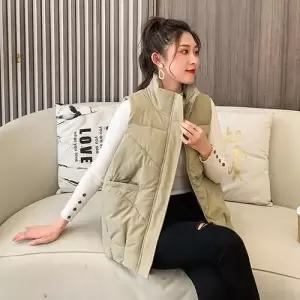 여친 루즈핏 다운 조끼 민소매 패딩조끼 나시 옆지퍼 추동 원픽3