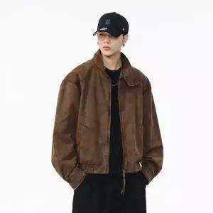 남친 빈티지 카모플라쥬 야상사파리 얼룩얼룩 쇼트 자켓 가죽 봄가을 코트 아웃도어 하드보이 트렌드 원픽3