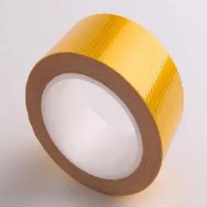 벌집무늬 반사 테이프 50mm x 10M 형광노랑 반사스티커 야광 축광 (WA0AEB1)