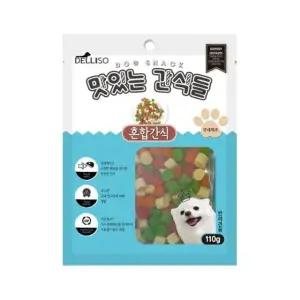 고품질 델리소 혼합 간식 110g 펫간식 (WCA1FFC)