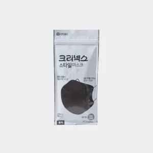 크리넥스 블랙 스타일마스크 대형 1팩(3매입)x50팩 / UV차단 기능 99 이상