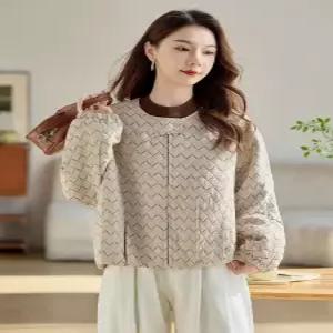 솔저스가을 캐주얼 여성용 라운드 상의 점퍼 OPH3