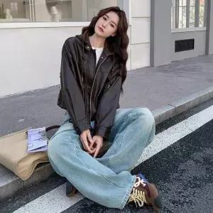 솔저스여자 코트 봄가을 자켓 가죽 OPH3
