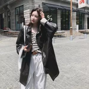 솔저스여자 가을 가죽 코트 OPH3