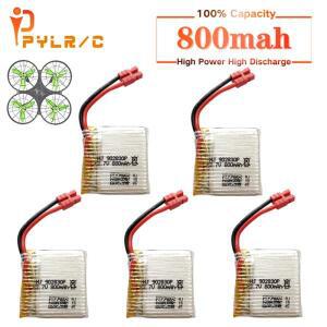 Syma X21 x26 드론 배터리 예비 부품 RC 쿼드콥터 액세서리(충전기 포함) 1-10PCS용 3.7V 800mah 리포 업그