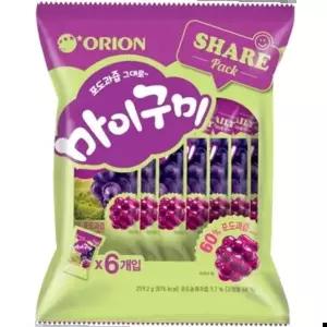 아이간식 오리온 포도과즙 그대로 마이구미 (반박스 259.2gx6개