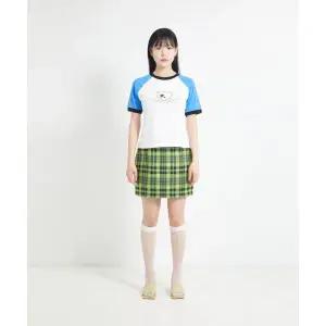 COTTONREBIRTHCLUB 선더 나그랑 그래픽 티셔츠 (블루) 2300600