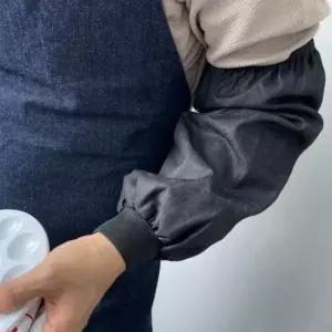 미술용팔토시 작업용 시보리 데님 팔토시 작업토시