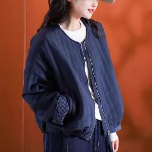앤트맨 여자 가을 캐주얼 시어서커 작은 숏 이중 보온 단가라 야상 점퍼 OPH3