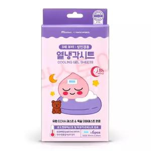 카카오프렌즈 어피치 열냉각시트 6매 1개 쿨시트