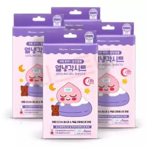 카카오프렌즈 어피치 열냉각시트 6매 4개 쿨시트