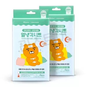 카카오프렌즈 라이언 열냉각시트 6매 2개 쿨시트