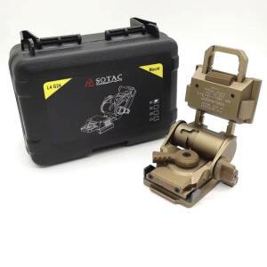 Sotac L4 G24 L4G24 NVG Wilcox PVS15 PVS18 야간 투시경 텔레스코픽 시트 용 마운트 브래킷 홀더 빠른 분