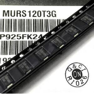 10개 초고속 복구 SMD 다이오드 MURS120T3G DO-214AA 1A 200V  SMB U1D