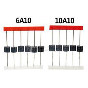 20개 10A10 6A10 6A 10.0 실리콘 정류기 다이오드 1000V R-6