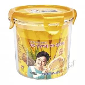 bpa free 원형 밀폐용기 반찬통 냉동실 전자레인지 보관용기 900ml 김 bpafree 전자레인지용기