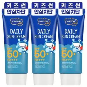 터치미 키즈 선크림 60ml 3개 / 자외선차단제 데일리 썬크림