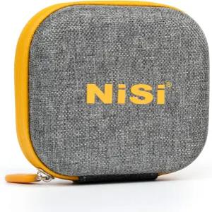 NiSi 소형 원형 필터 캐디 - 6개의 포켓이 있는 홀더 케이스 최대 62mm 크기 극세사 안감 단단한 껍질 방수