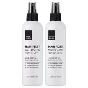 [NS홈쇼핑]모노카라 대용량 헤어픽서 스프레이 250ml x2개 / 워터 볼류머 앞머리 볼륨 강력..[35990416]
