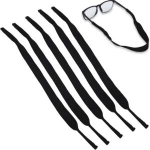아가티게 5PCS 안경 스트랩 꼬리가 없는 탄성 네오프렌 리테이너 코드 체인 스포츠 선글라스 홀더 카약