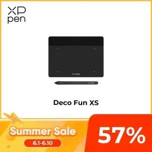 XPPen Deco Fun XS 디지털 드로잉 태블릿 그래픽 4 인치 아트 서명 온라인 교육 Windows Mac Android Linux