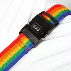 [라일리] Rly 레인보우 다이얼 수화물 여행용 보안 잠금 캐리어
