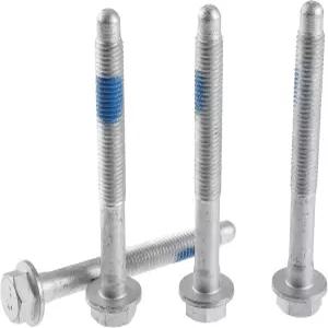 X AutoHAUX 4PCS 신형 캡 바디 어셈블리 마운트 쿠션 볼트 10.9 등급 연강 쉐보레 실버라도 1500 2500