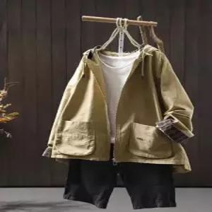 캐주얼 빈티지 가을 여사친 면 집업 포켓 야구 잠바 후드 코트 트렌치 항공 쇼트 점퍼 admr3