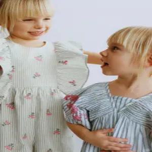 자라 ZARA 플라워 자수 스트라이프 롱 점프수트 - 그레이 1358391802 984336