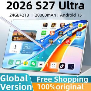 태블릿 S27 울트라 11인치 22GB 램 2TB 롬 안드로이드 15 코어 패드 PC 폰 듀얼 와이파이