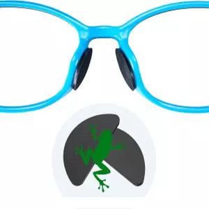 퓨산윈 안경 코 패드 1.5mm 두께 수천 개의 개구리 영감 미세 구조 섬유 미끄럼 방지 소프트 접착 실리콘