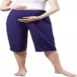 주미이 임산부 라운지 카프리 팬츠 크롭 임신 포켓이 있는 가벼운 편안한 소프트 터치