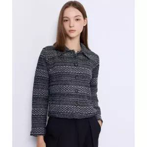 MANAVIS7 슬림핏 크롭 가디건 [블랙] 2314956