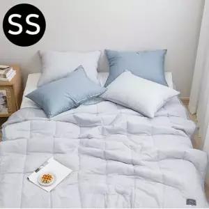 여름 간절기 이불 베개커버세트 SS (그레이)