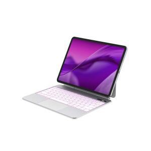 BETTDOW 새로운 경량 매직 키보드 케이스 IPAD AIR 13인치 M3 2025 / M2 2024 PRO 12.9인치 6단 5단 4단 3세대 2018-2022 트랙패드가 장착된 알루미늄 합금 키보드 7가지 색상 백라이트
