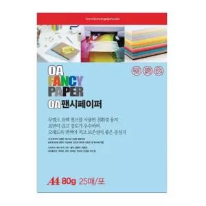 두성 OA 팬시페이퍼 A4 P43 연청색 연청색 (W1EBDD2)